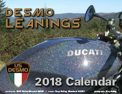 US Desmo 2018 Calendar