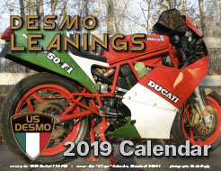 US Desmo 2019 Calendar